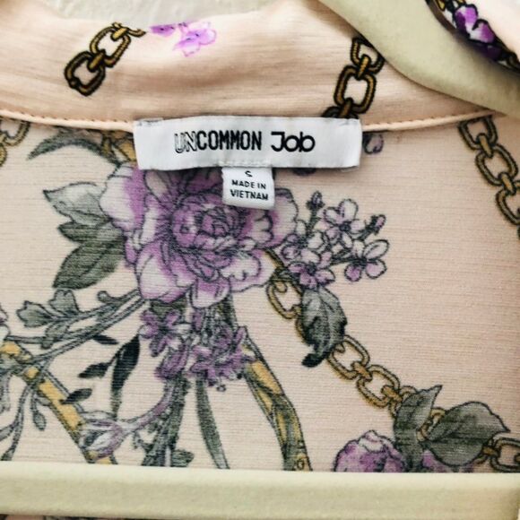 Women's Floral Crop Top L - Picture 3 of 3